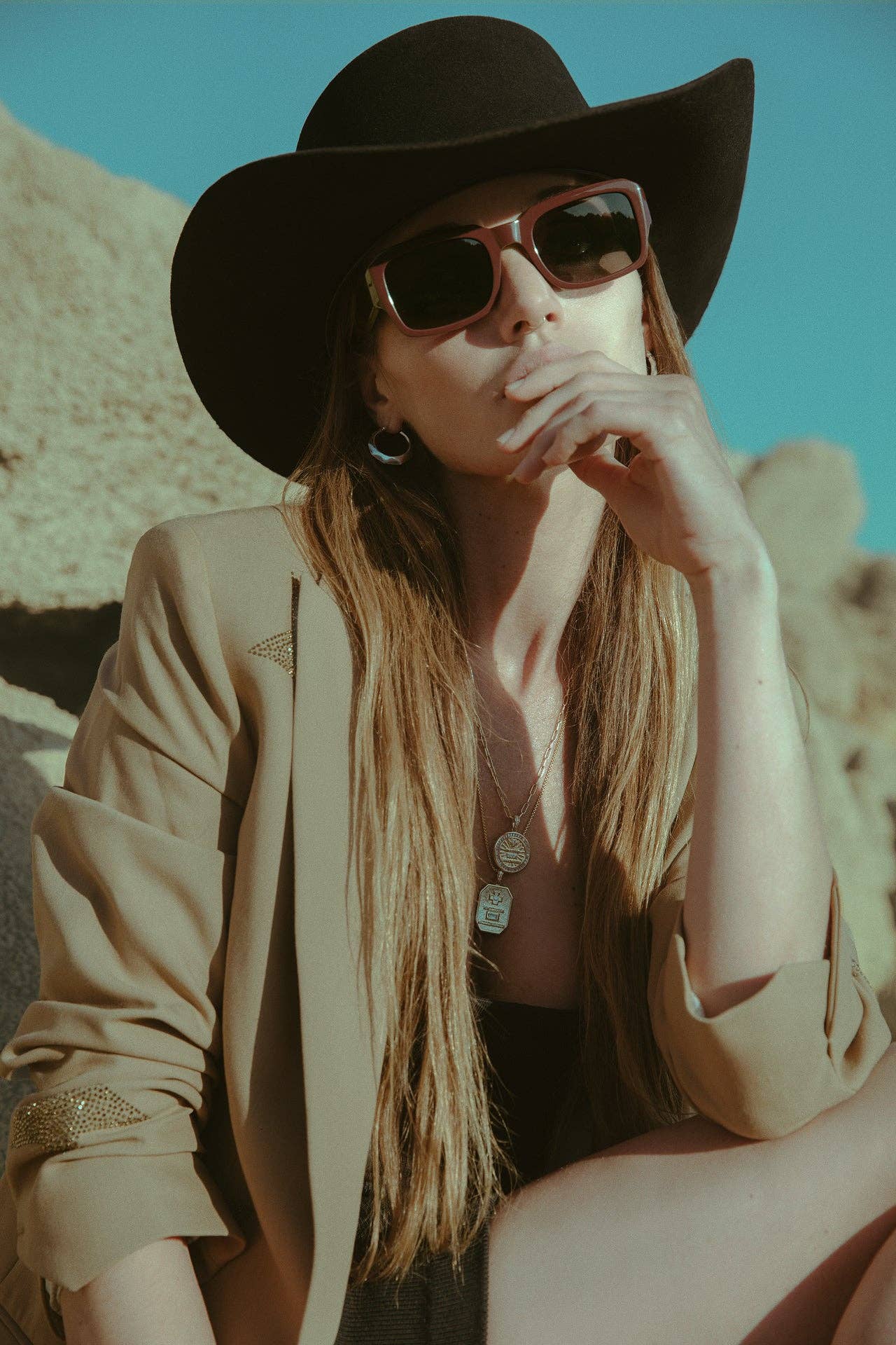 Saint Owen - Wholesale Sunglasses - Unisex - CASH Maroon | Brown3