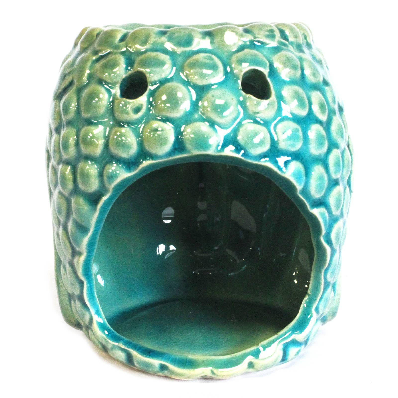 AW Artisan - Wholesale Oil Warmer - Buda oil burner - Blue1