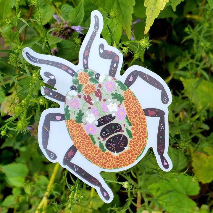 Adesivo in vinile con fiori di ottobre per la vendita all'ingrosso da parte di K.E. Antoloci