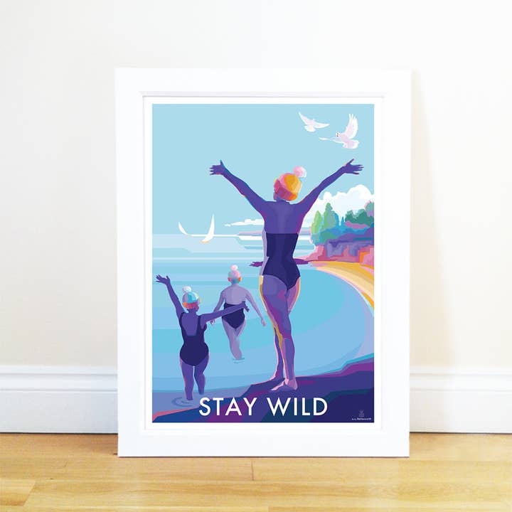 BeckyBettesworth - Wholesale Art Print - Stay Wild Positive Quote Print2