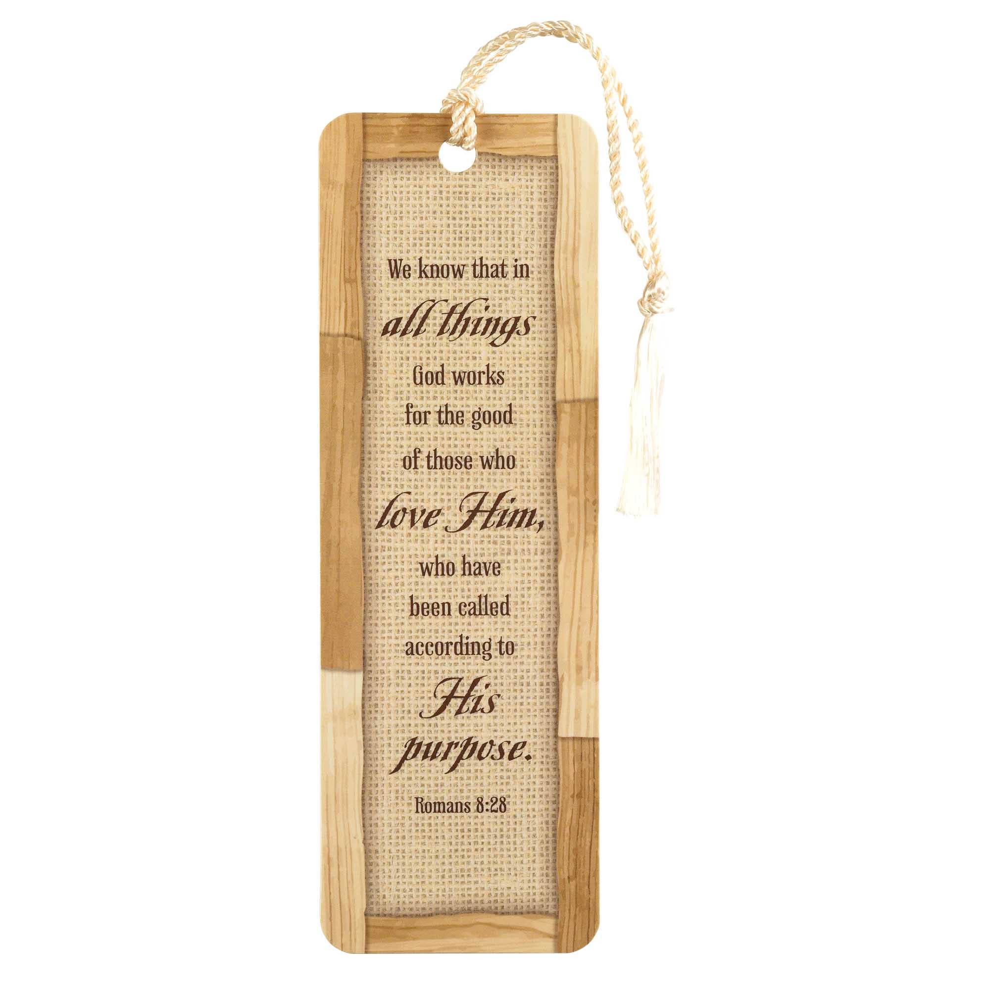 Dicksons - Wholesale Bookmark - Bookmark Tassel All Things Rom 8:28 2x60