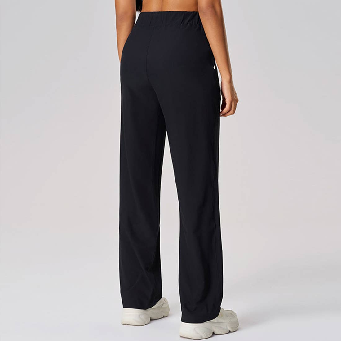 Sodalemon - Vente Pantalon de survêtement/de jogging – femme - Pantalon de yoga droit taille haute en coton pour femmes1