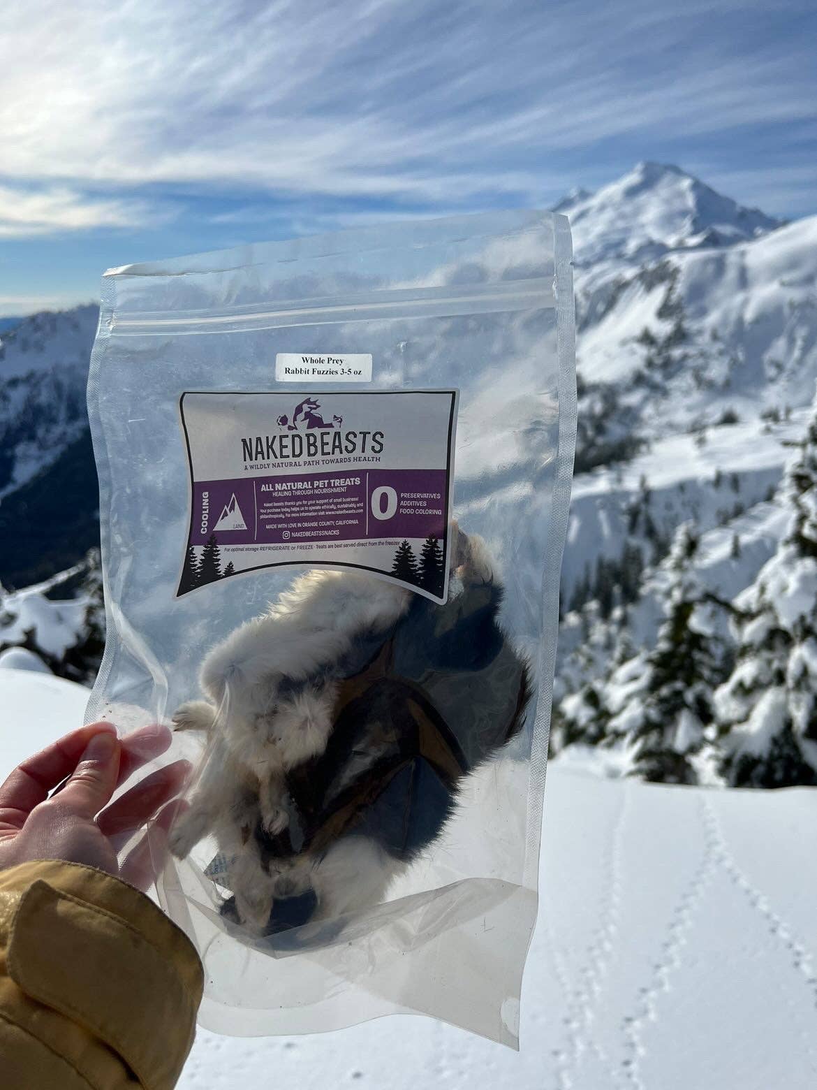 Naked Beasts, Inc. - Wholesale Pet Treats - Dog - Whole Prey Rabbit Fuzzies - Limited Edition10