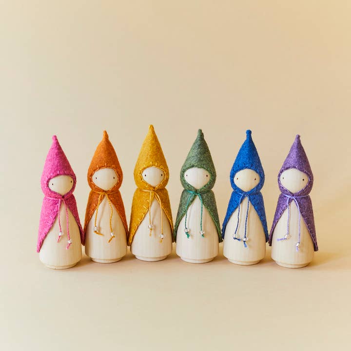 Wonderheart - Wholesale Wood Toy - Kids - Orange Wooden Gnome