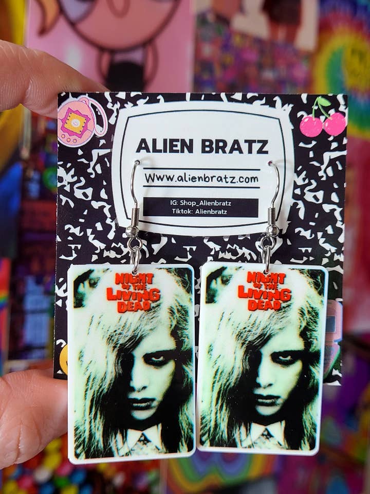 Horroroorbellen Night of the Living Dead Oorbellen Halloween voor wholesale door Alien Bratz