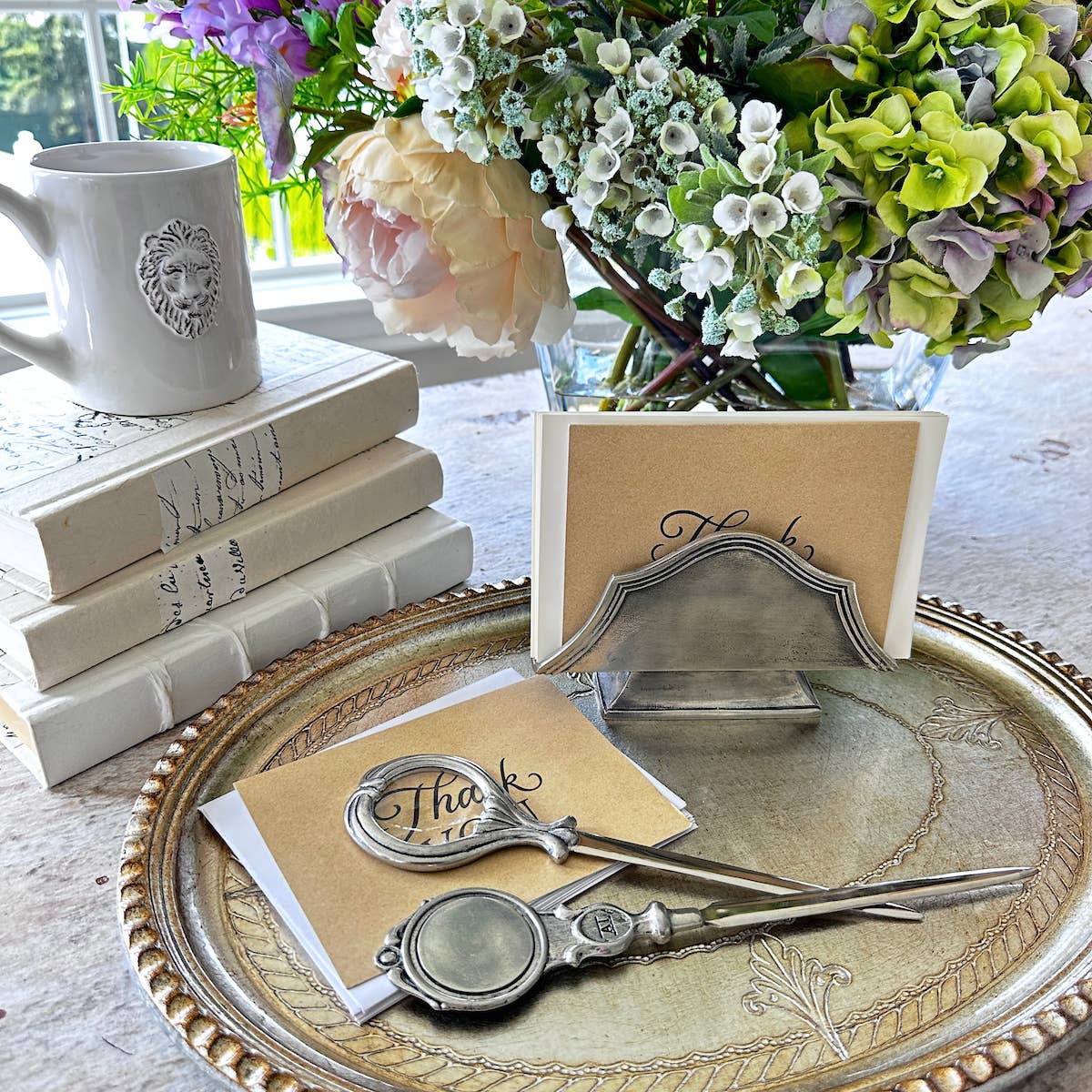 Arte Italica & Crown Linen Designs - Vente Plateaux décoratifs - Plateau ovale en bois Florentino - Nouveau1