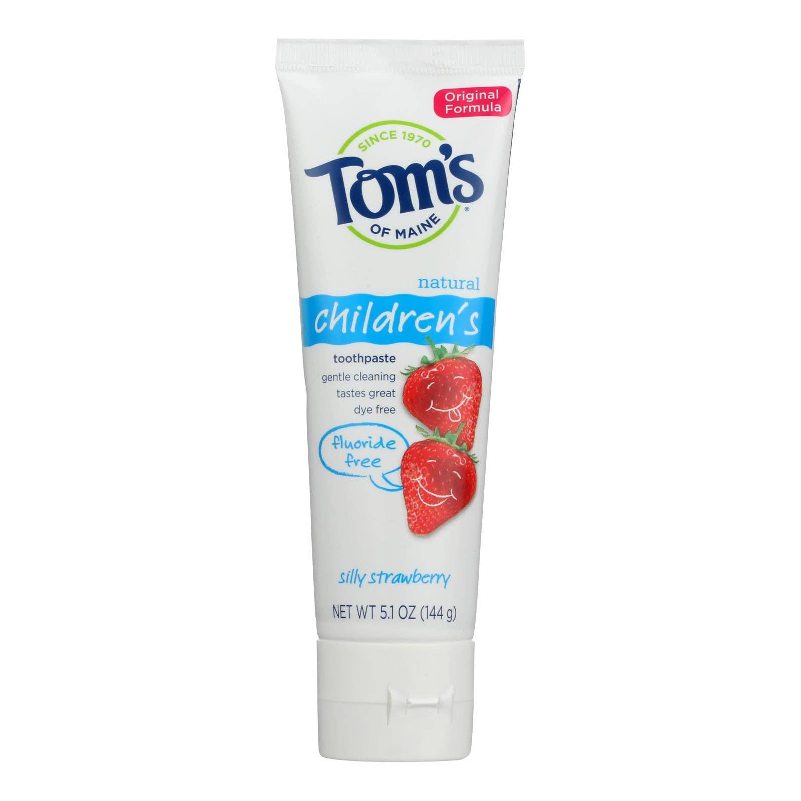 Everyday Supply Co - Wholesale Toothpaste - Tom's Kids Silly Strawberry Toothpaste, 6 Pack (5.1 Oz Each)0