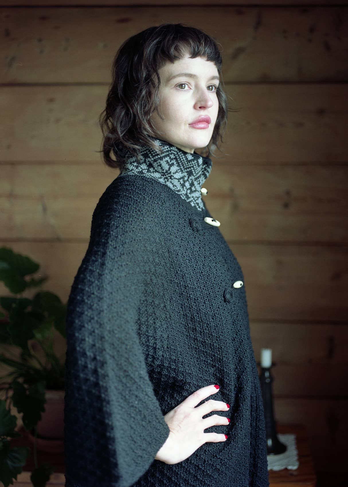 Norlender Knitwear AS - Wholesale Poncho - Women's - Birgit Wool Poncho (605)2