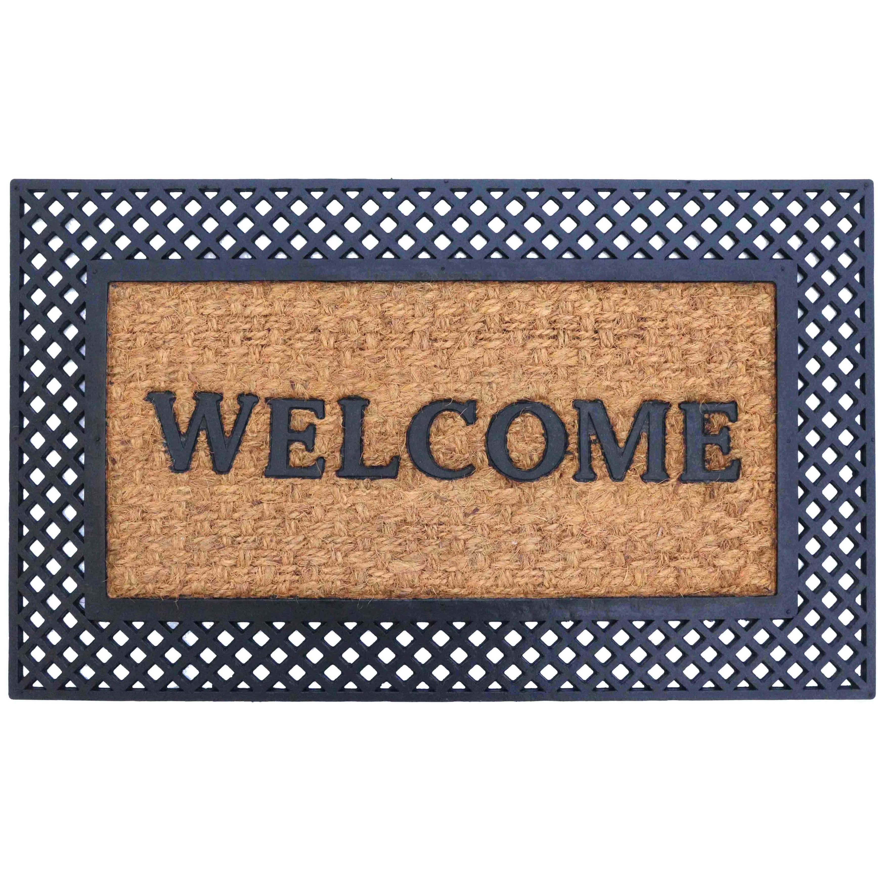 Quickway Imports – wholesale Door mat – Heavy Duty Coco Coir Doormat  18x30"14