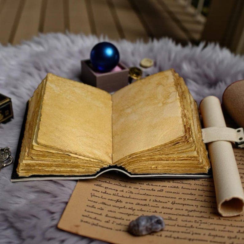 Leatherooze - Vente Journal intime - Journal en cuir fait main Livre des Ombres4