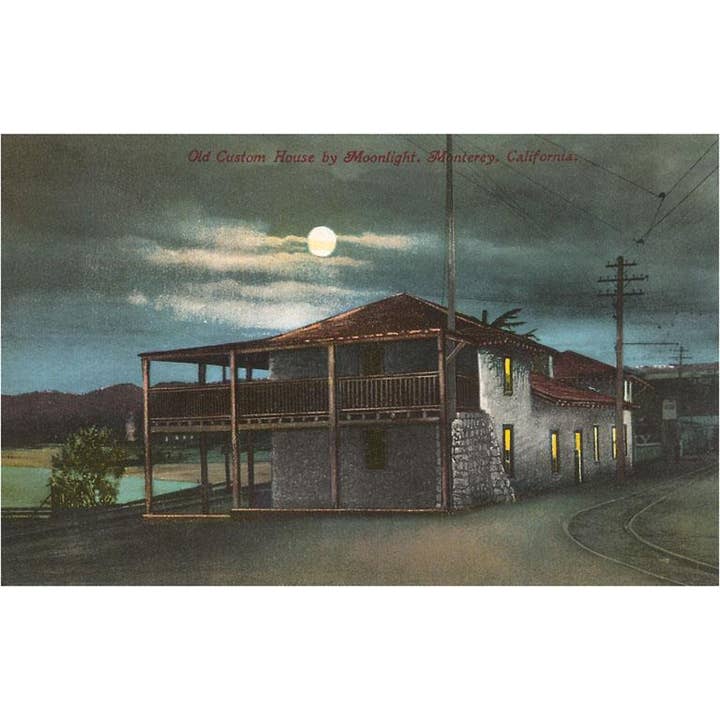 Magnet CA-822 Custom House at Night, Monterey for wholesale by Found Image Press