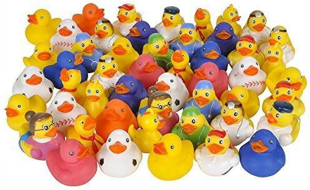 Innovarix - Wholesale Toy Set - Kids - Rubber bath Ducks -  2 inch duckies Assorted 0