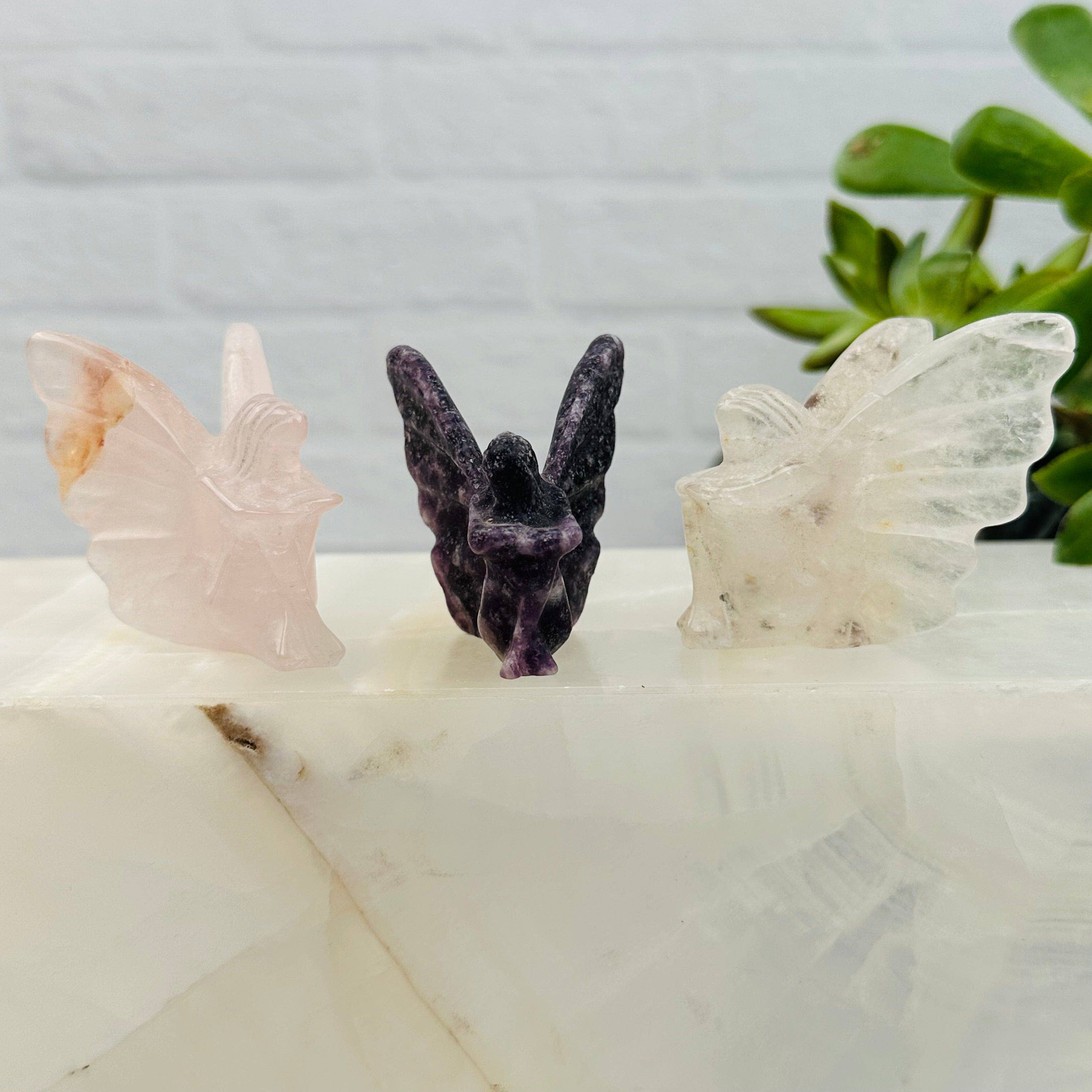 Rock Paradise - Wholesale Spiritual Stone/Crystal - Crystal Carved Gemstone Fairy - You Choose Stone5