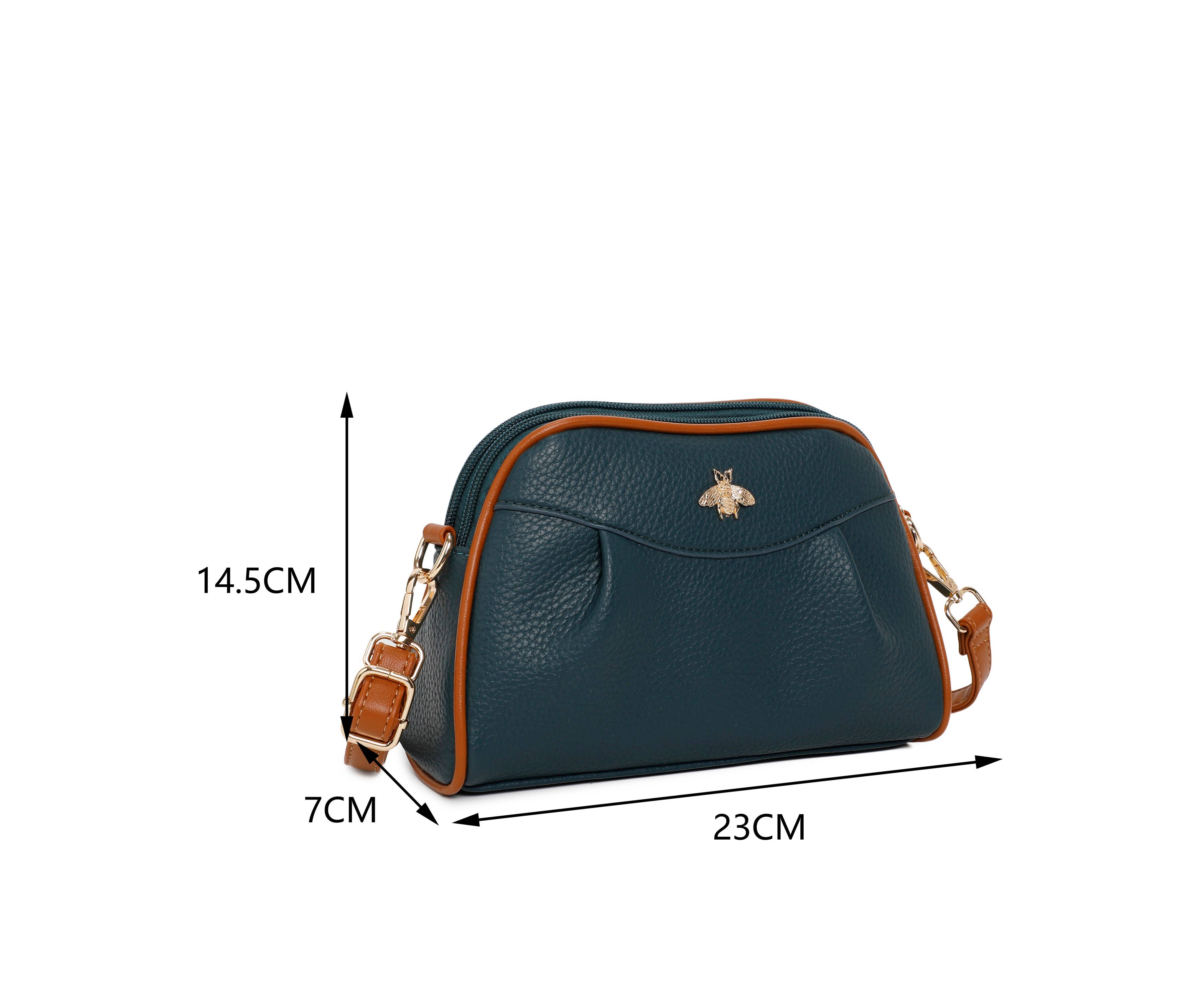 Superbia - Vente Sac à bandoulière – femme - Sac à bandoulière Bee à double fermeture éclair - 93255