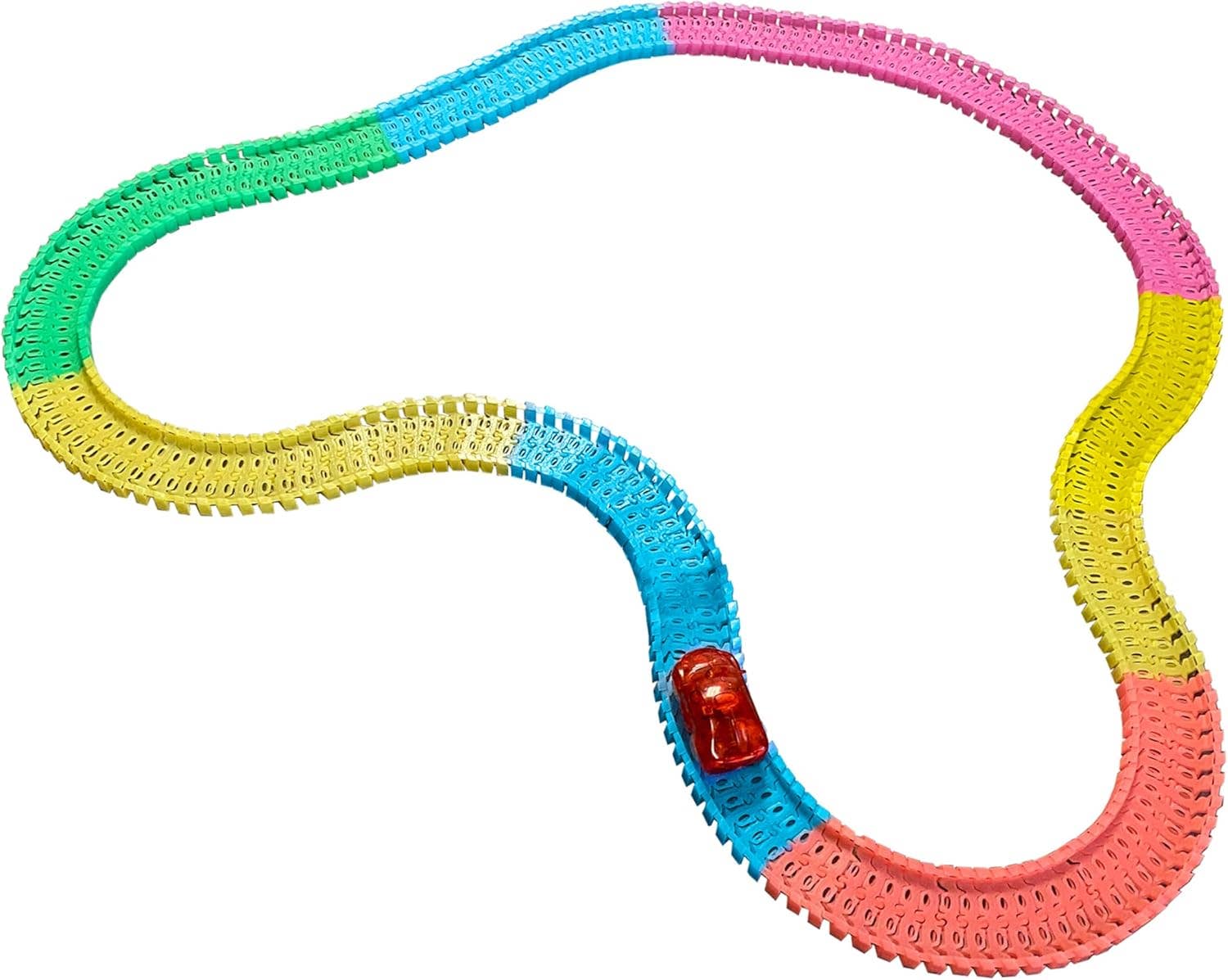 Mindscope Products - Wholesale Toy Car/Truck - Kids - Mindscope Neon Glow Magna Tracks 11' Magnetic Tracks7