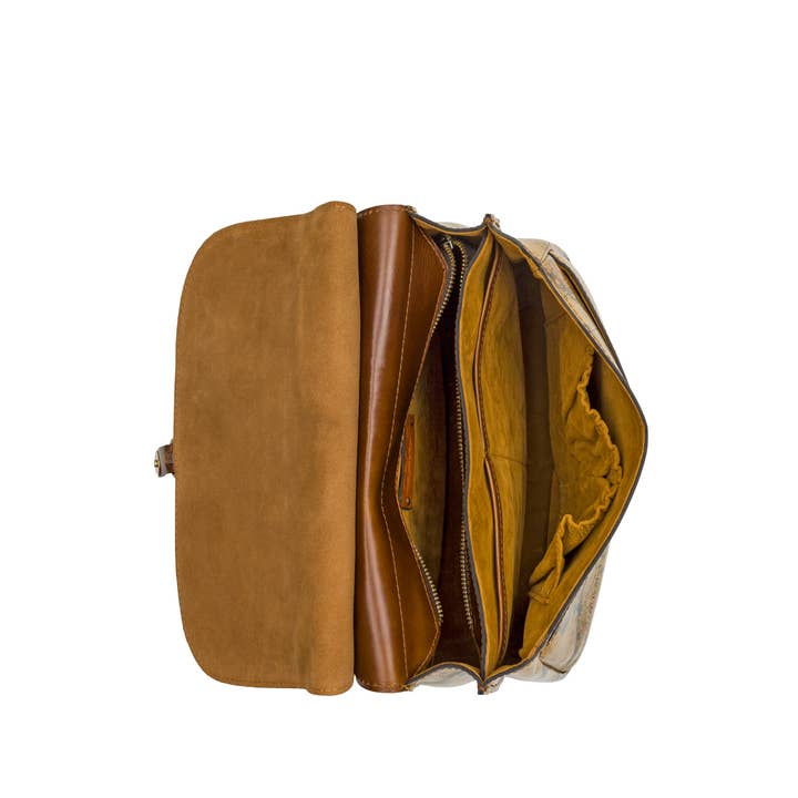 Patricia Nash - Wholesale Crossbody Bag - Women's - Patricia Nash London Saddle Bag - European Map