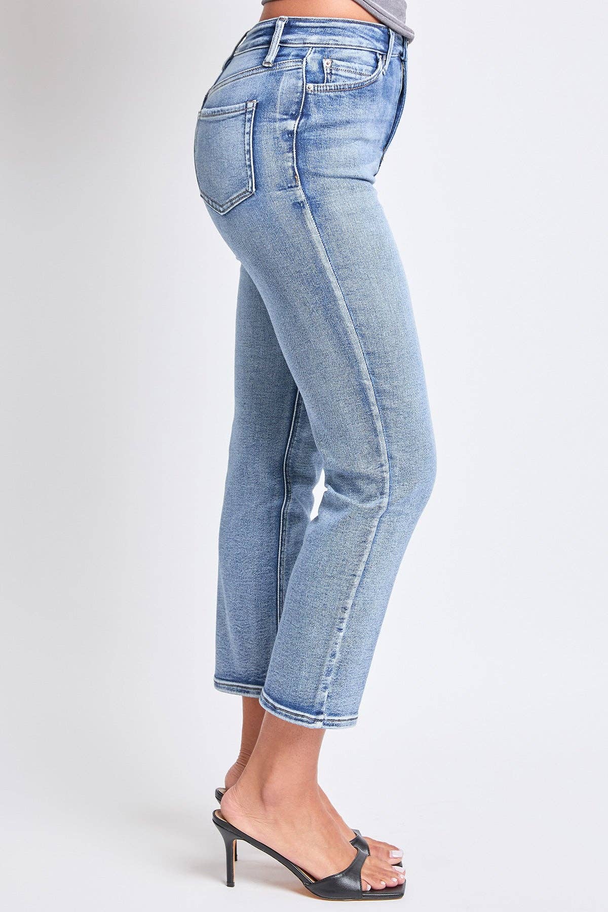 YMI - Wholesale Jeans - Women's - Luxe High Rise Vintage Stretch Straight Leg Jeans-P0271607