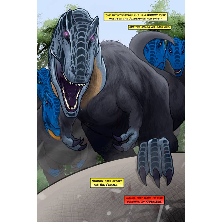 Rextooth Studios – Engroshandel Grafisk roman – Jurassic, Indbundet dinosaur grafisk roman1