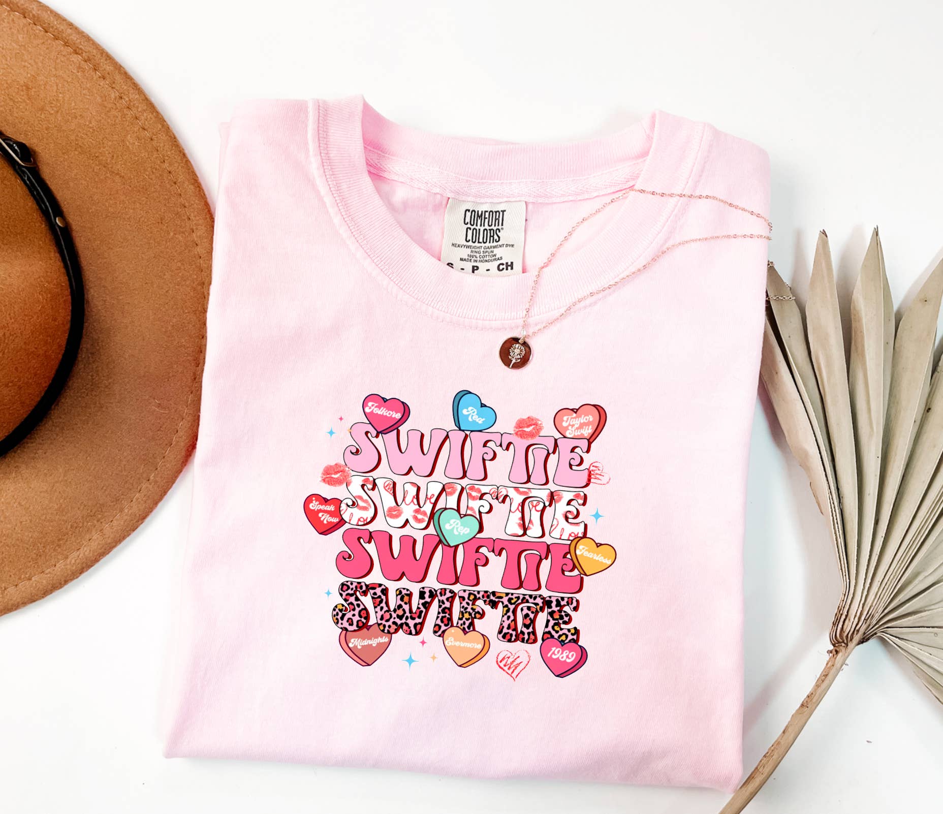 Gia Gifts Boutique - Wholesale Screen Printed T-Shirt - Women's - Taylor Swift Valentines Comfort Colors Tee