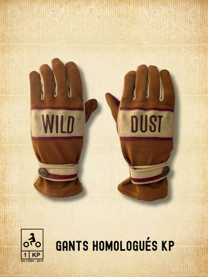 SCRAMBLER-HANDSCHUHE KP - WILD DUST CAMEL für den Großhandel von WILDUST