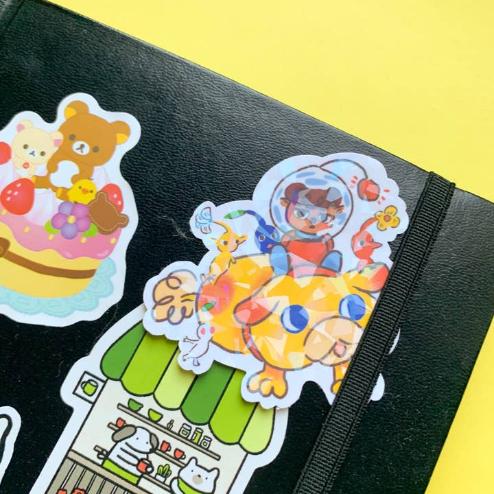 Sophie Heywood – Engroshandel Klistermærke – Pikmin holografisk klistermærke1