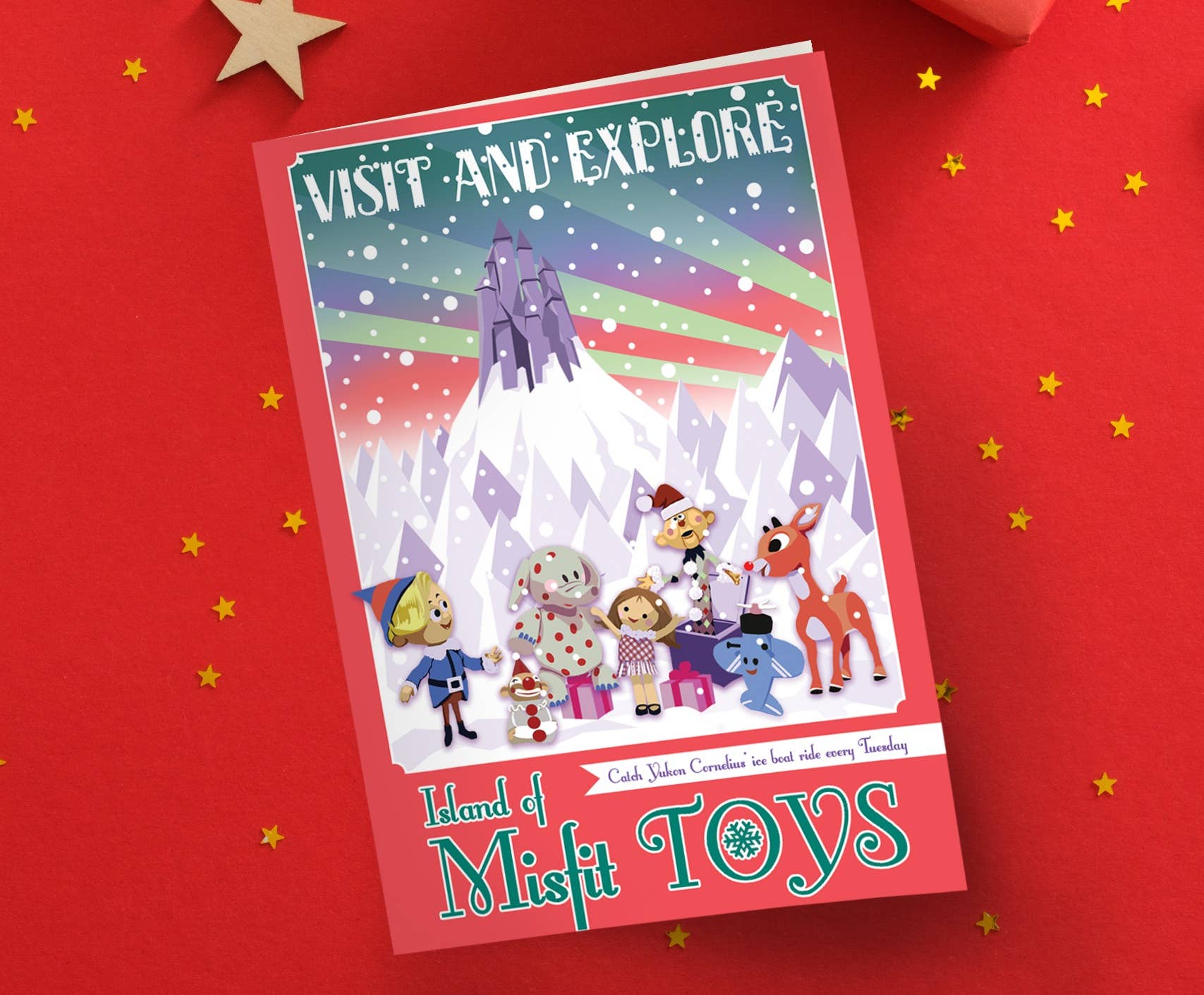 BoyPilot Goods - Wholesale Christmas Card - Misfit Toys Card - Rudolph Nostalgic Christmas Card0