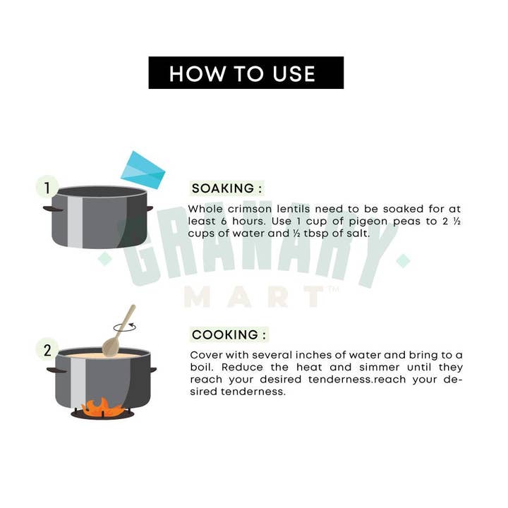 Granary Mart - Wholesale Beans - WHOLE BROWN CRIMSON LENTILS - FIBER AND COPPER RICH3