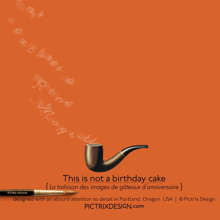 Pictrix Design - Wholesale Birthday Card - "This is not a birthday cake" birthday card 4