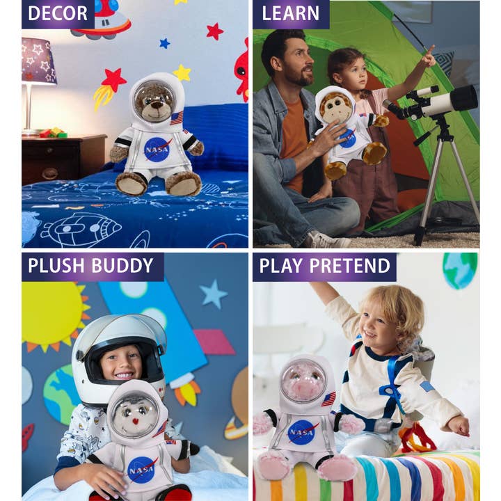 Cota Global - Wholesale Stuffed/Plush Toy - Kids & Baby - Plush Dress-Up - Astronaut Large With Holes In Helmet2