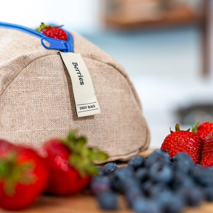 Ambrosia Bag - Wholesale Food Storage Wrap/Bag - Reusable Linen Produce Bag for Berries | Spring Kitchen2