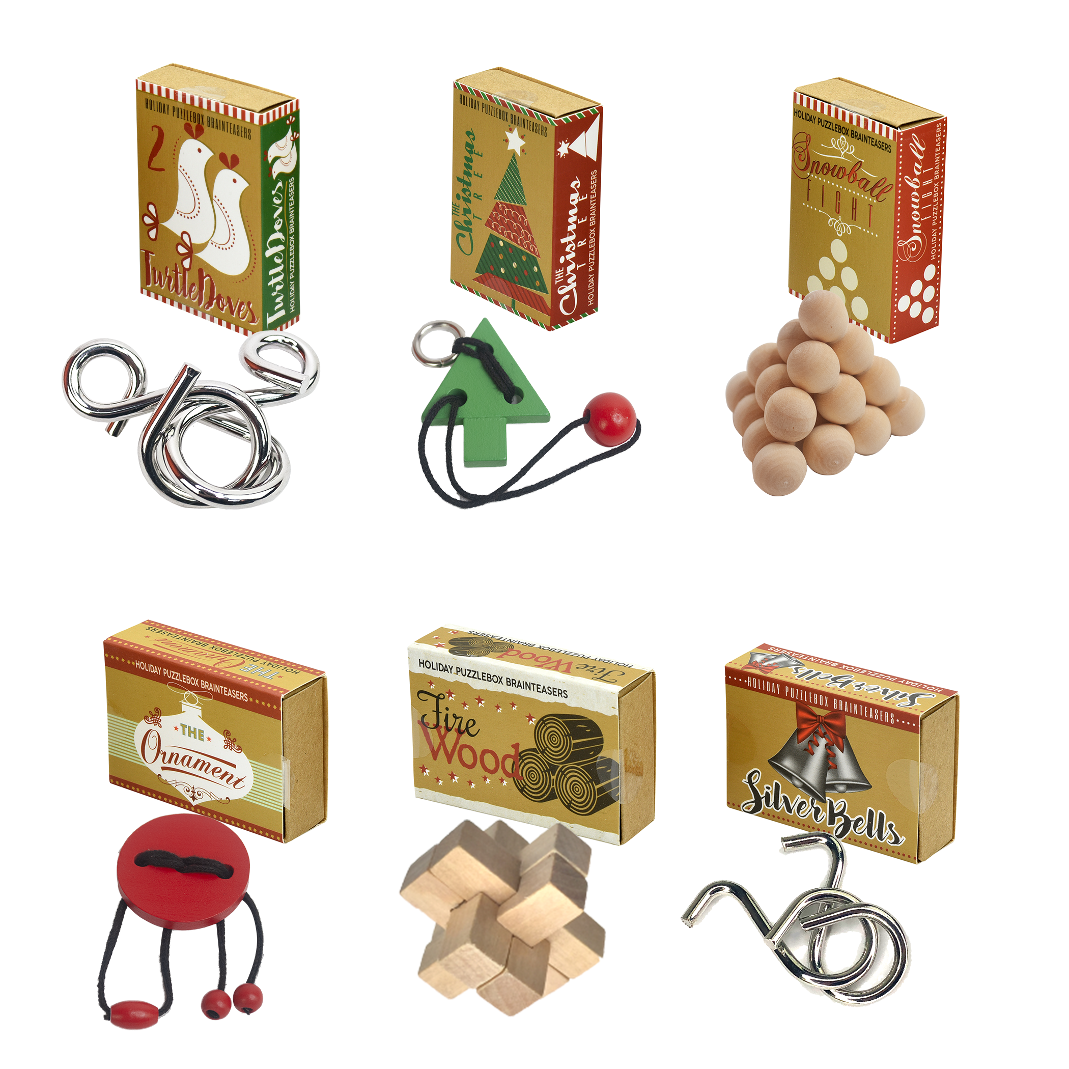 Project Genius - Wholesale Puzzel - Volwassene - Holiday Puzzlebox 60 PC Display (individuele groothandel $1,50)2