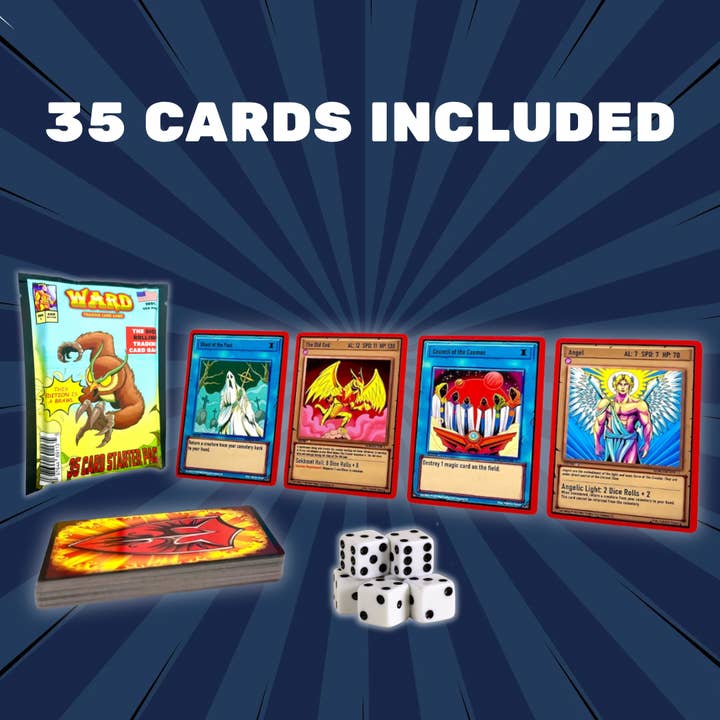 Ward Trading Card Game - Wholesale Card game - Ward TCG – Generation 1 - 35 Card Starter Pack3