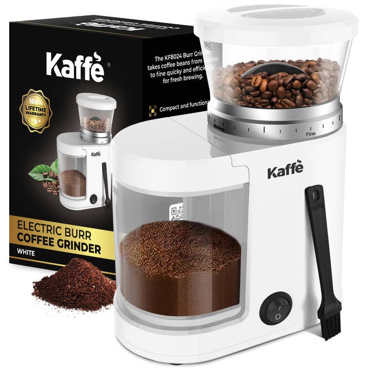 Kaffe - Wholesale Coffee Grinder - Kaffe Electric Burr Coffee Grinder Stainless Steel - 5.5 oz