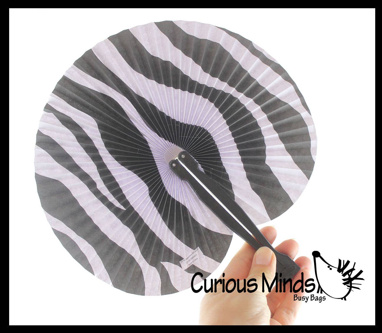Curious Minds Toys - Wholesale Handheld Folding Fan - 1 Folding Pocket Fan-Classic Mini Handheld Paper Fan Compact6