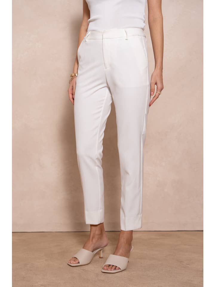 Attentif Paris - Wholesale Broek - Dames - Attentif Paris tijdloze high-waisted sigarettenbroek25