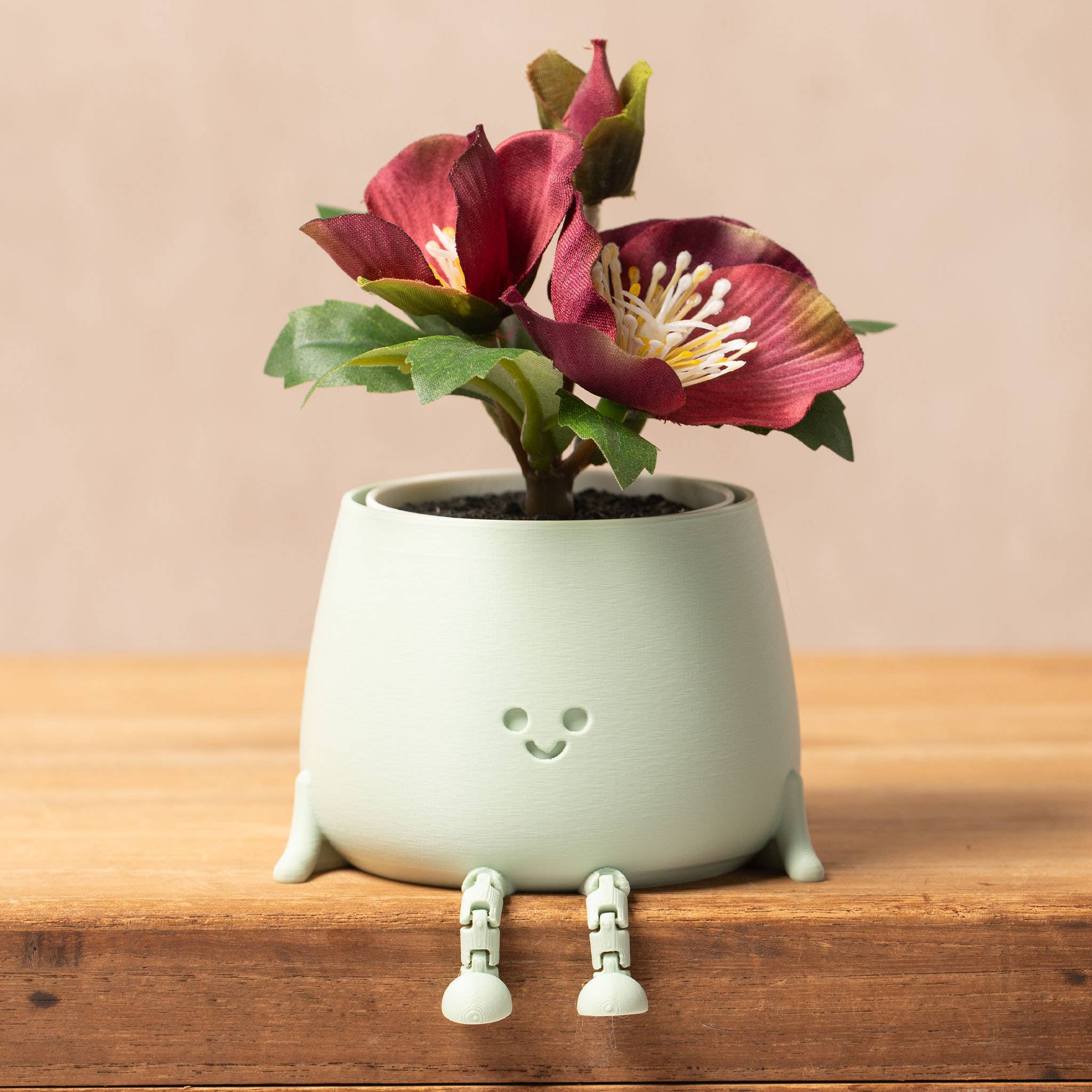 Ingadi - Wholesale Plant Pot - Happy Pot Planter - Sage2