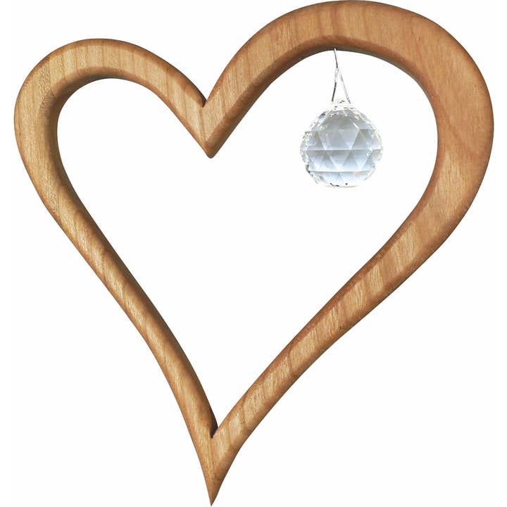 Sternengasse GmbH - Wholesale Suncatcher - Window decoration heart with rainbow crystal