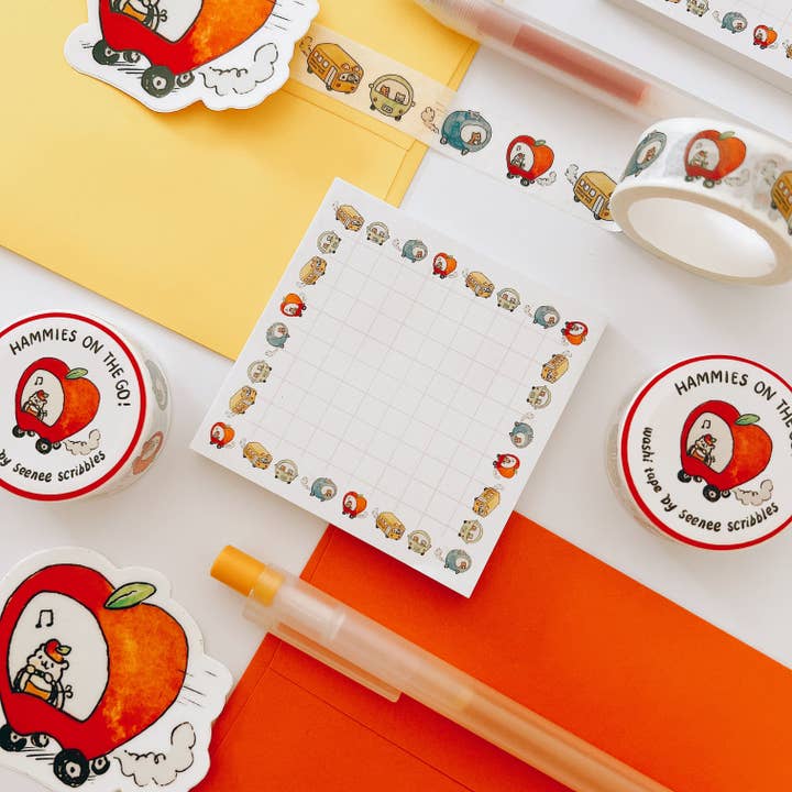Seenee Scribbles - Wholesale Sticky Notes - Hammies on the Go! Sticky Notes