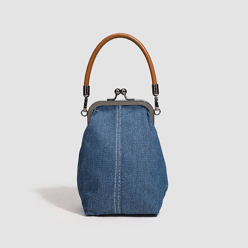 Bolso Clip de Denim Bolso de mano de mezclilla simple y moderno de venta al por mayor en Faire2