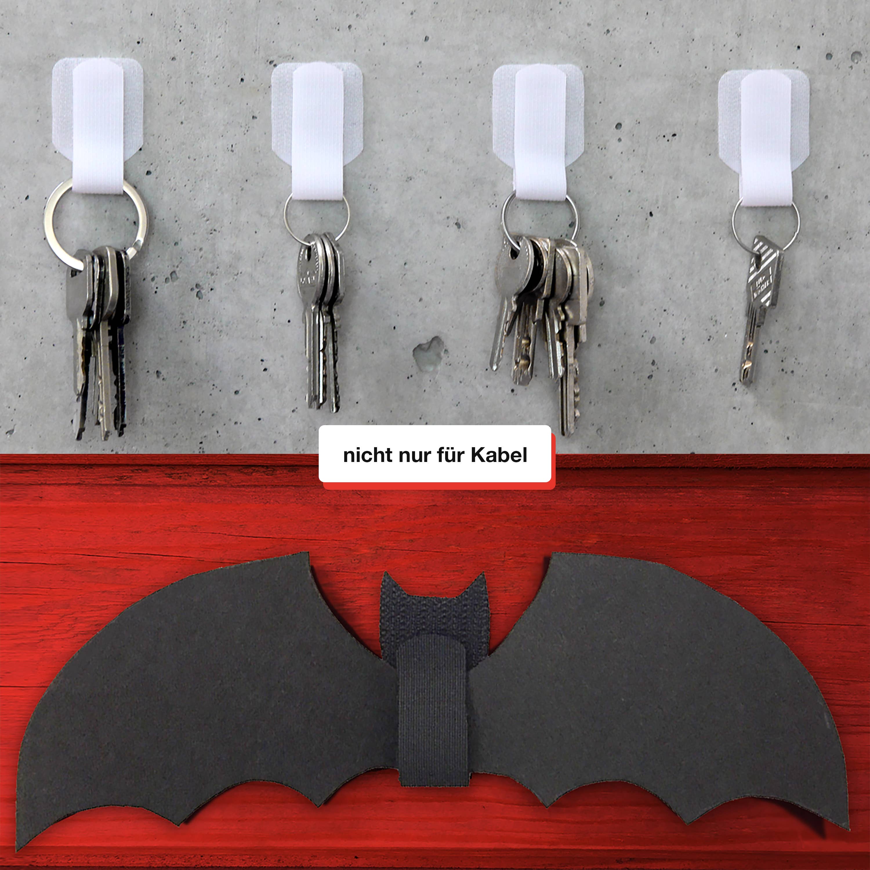 LABEL THE CABLE - Wholesale Cord Holder - LTC WALL STRAPS (50 Pcs - White)4