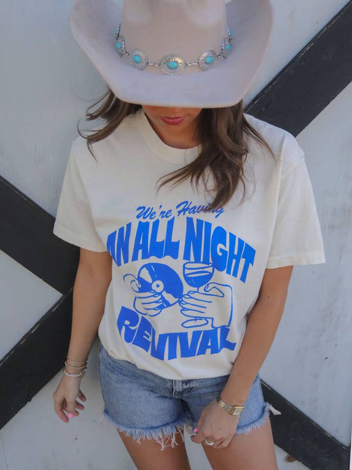 CHARLIE SOUTHERN - Wholesale Screen Printed T-Shirt - Women's - All Night Revival T-Shirt4
