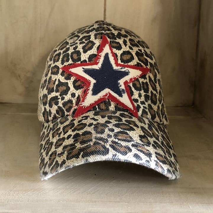 BohoGroove - Wholesale Baseball Cap - Women's - Star Hat, Red, White and Blue Hat28