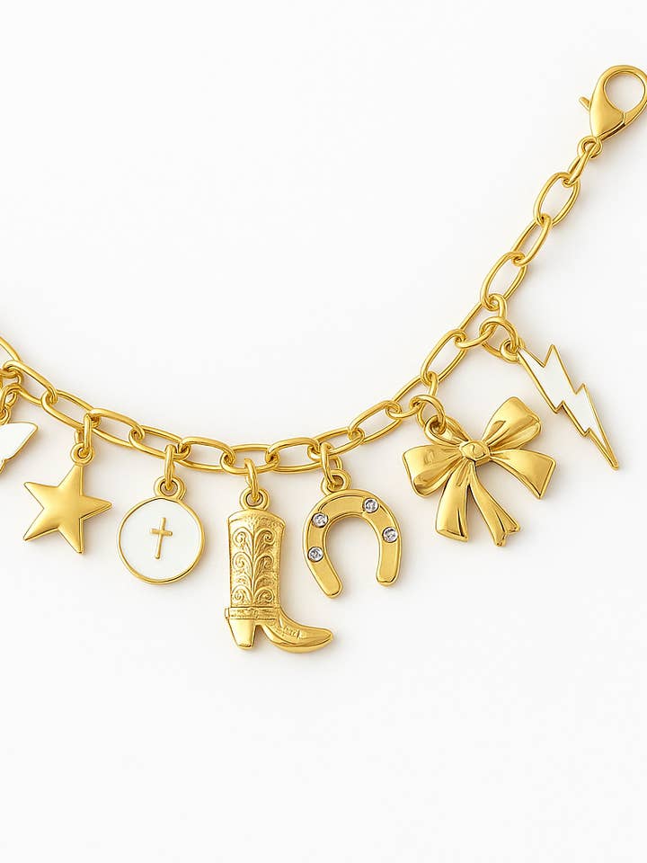 Pulseira de Charme Oração das Cowgirls por atacado de The Bling Barn