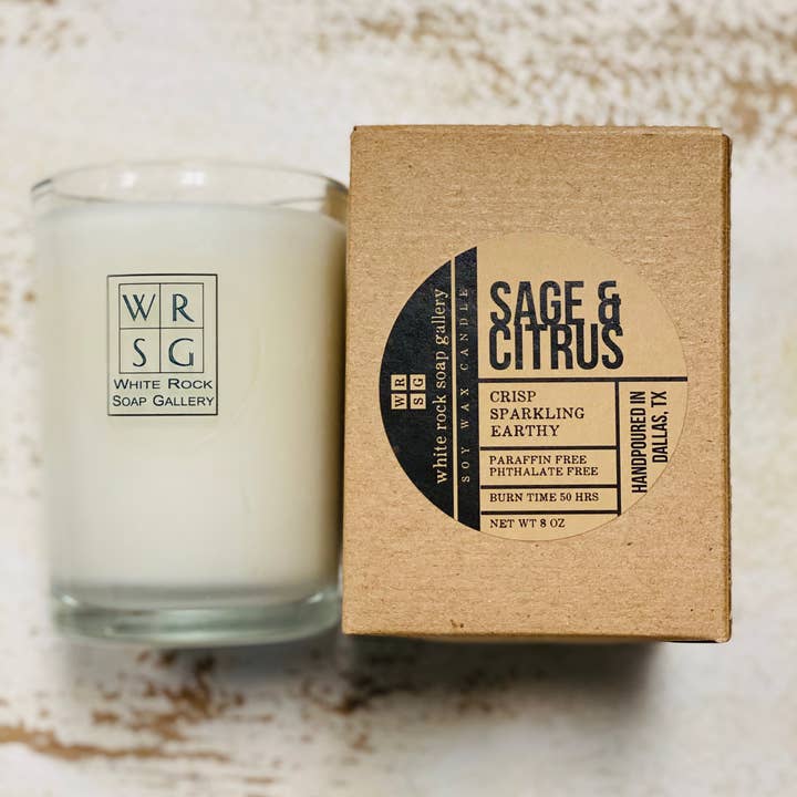 White Rock Soap Gallery - Wholesale Jar/Filled Candle - Candle 8 oz Soy Wax12