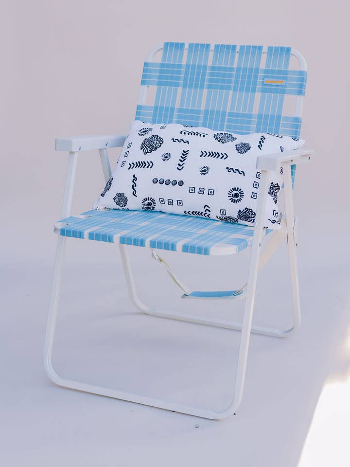 Kissenbezug für Lendenwirbelsäcke mit Muschelmuster für den Großhandel von Black Point Company