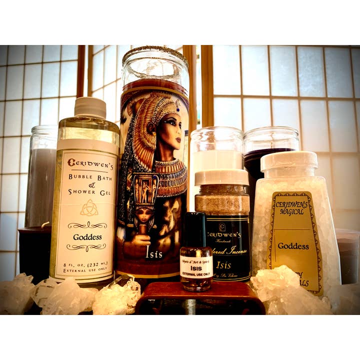 Ceridwen’s – Engroshandel Glaslys – Isis Glitterlys - Gudinde for Beskyttelse og Magi2