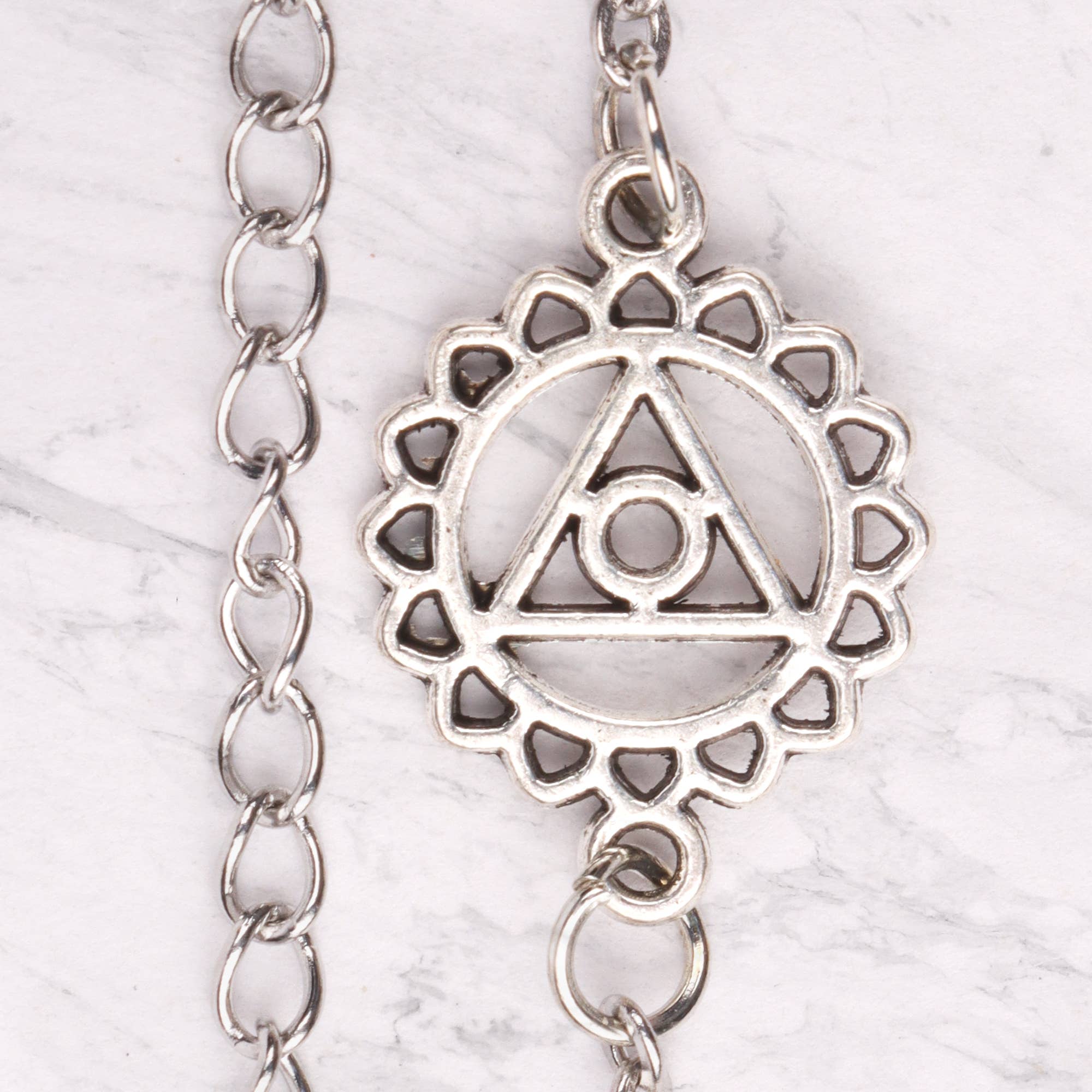 Myga – wholesale Berlockarmband – Seven Chakra-armband med justerbar kedja och chakra-berlock12