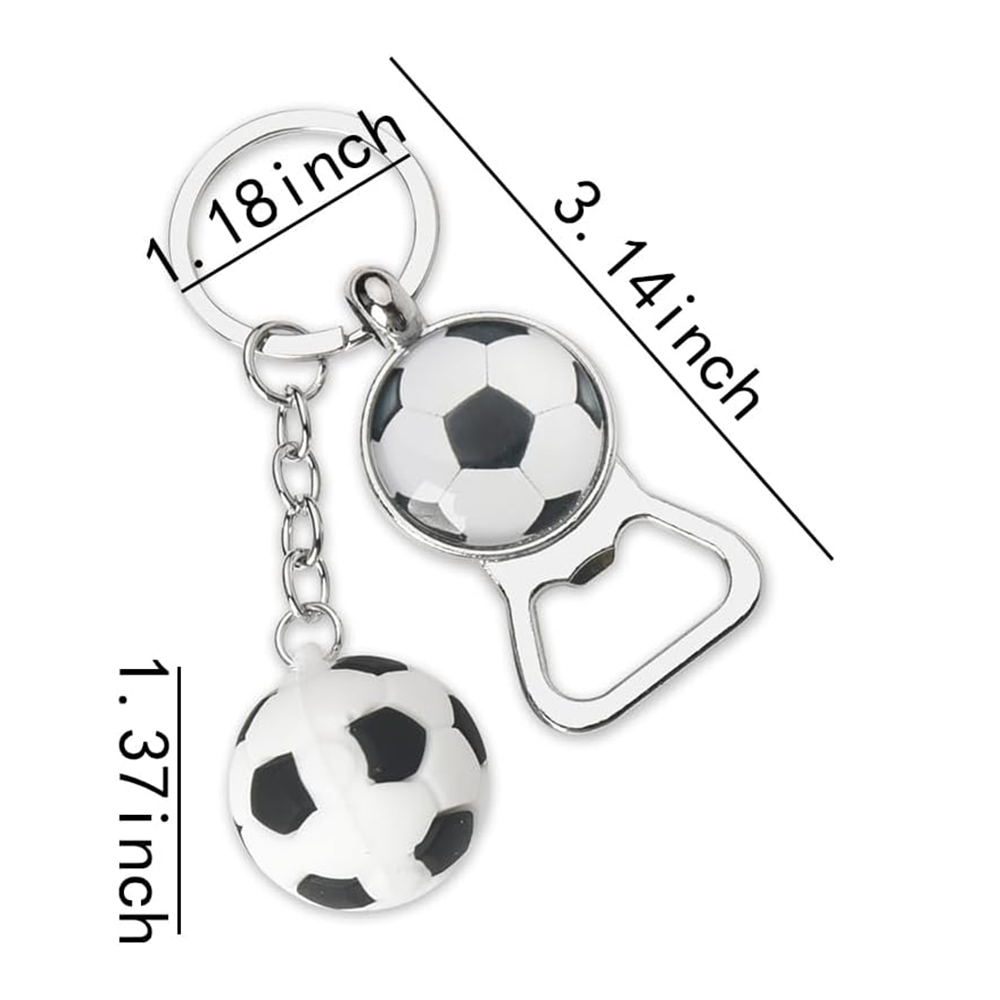 giftland - Vente Porte-clés – unisexe - Porte-clés ballon de football & décapsuleur1