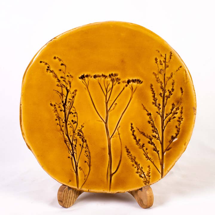 Plato hecho a mano Flora 25 cm para venta al por mayor de Pretty Plate