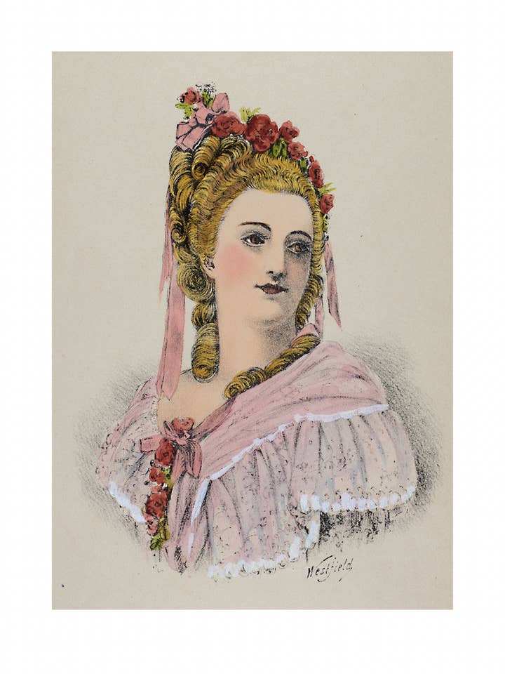 Eloise Coiffure-Antik-Reproduktionskarte, leere Karte für den Großhandel von Something To Write Home About